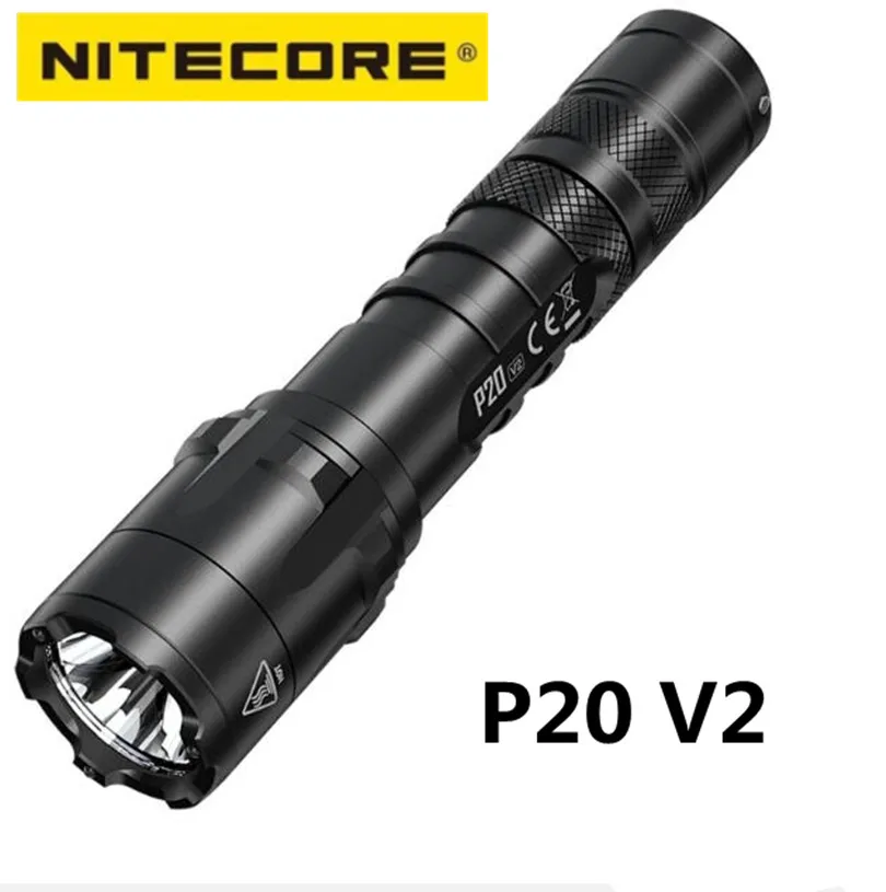 

NITECORE P20 V2 Flashlight 1100 Lumens Lantern XP-L2 V6 LED Law Enforcement Lamp Outdoor High Performance Tactical Search Torch