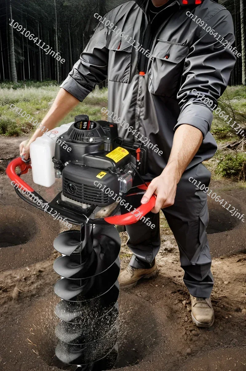 

High Power Excavator Drill for Orchard Fertilization and Planting | Gasoline Engine Agricultural Drilling Machine