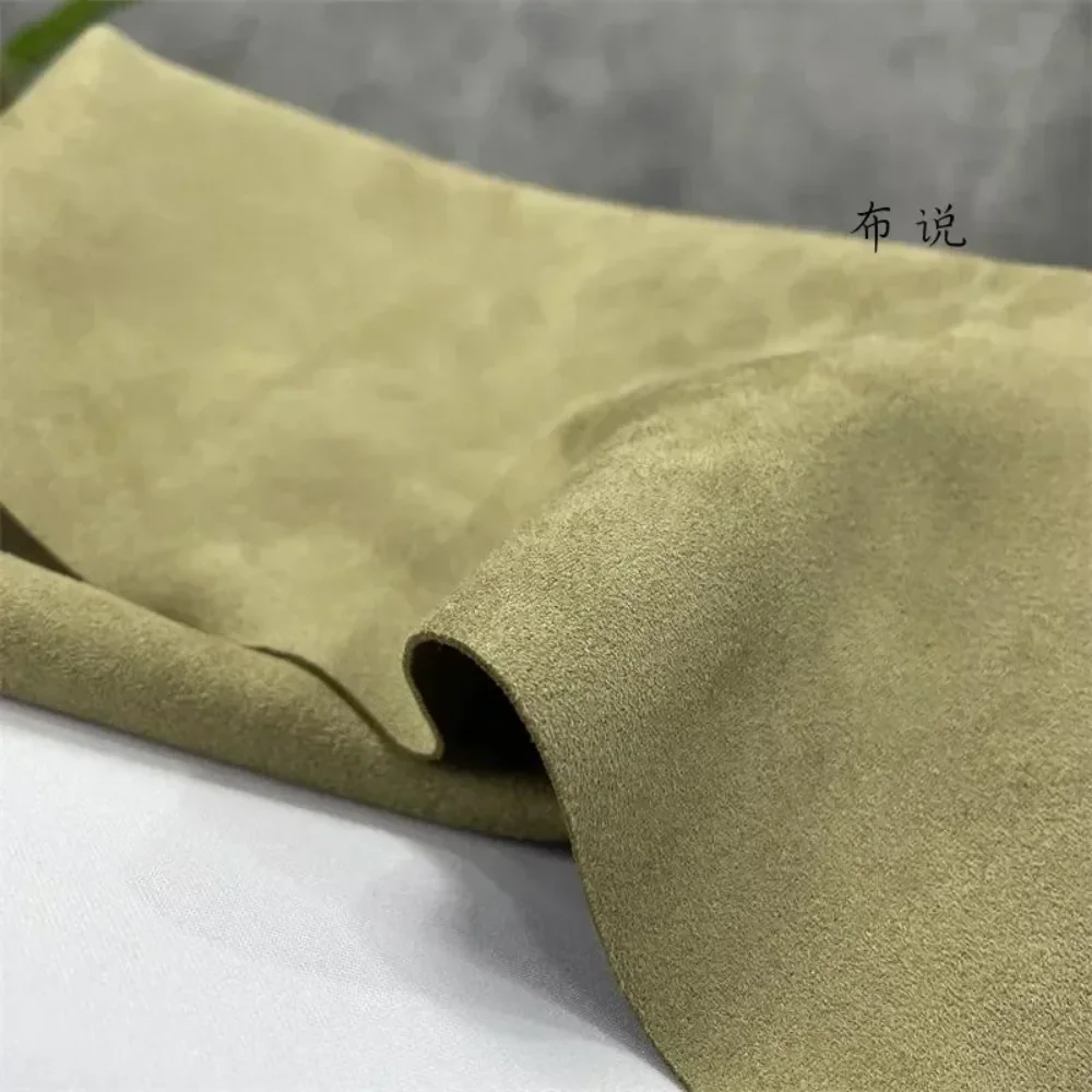 طبقة الهواء تنورة سميكة نسيج الجلد المدبوغ المرن للتنورة سترة الأزياء أبريل القماش Diy بها بنفسك الخياطة لكل متر المواد #1