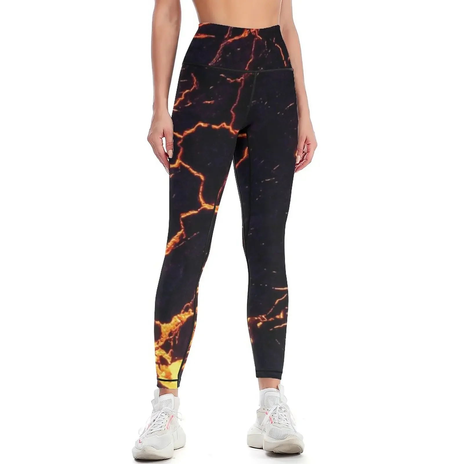 

The Hottest Volcano Lava Leggings Female legging pants Clothing fitness for physical joggers for Womens Leggings