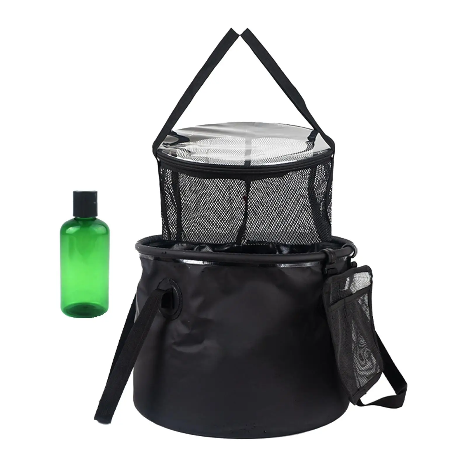 

Collapsible Bucket Water Container Large Capacity Handle for Travelling