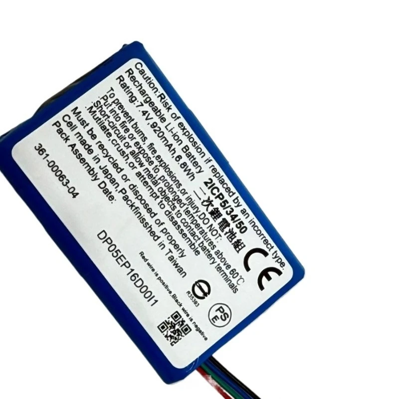 High Quality 7.4V 8.8Wh 920mAh 361-00063-00 Replacement Battery For Garmin BMW Motorrad Navigator 5 6 Brand New