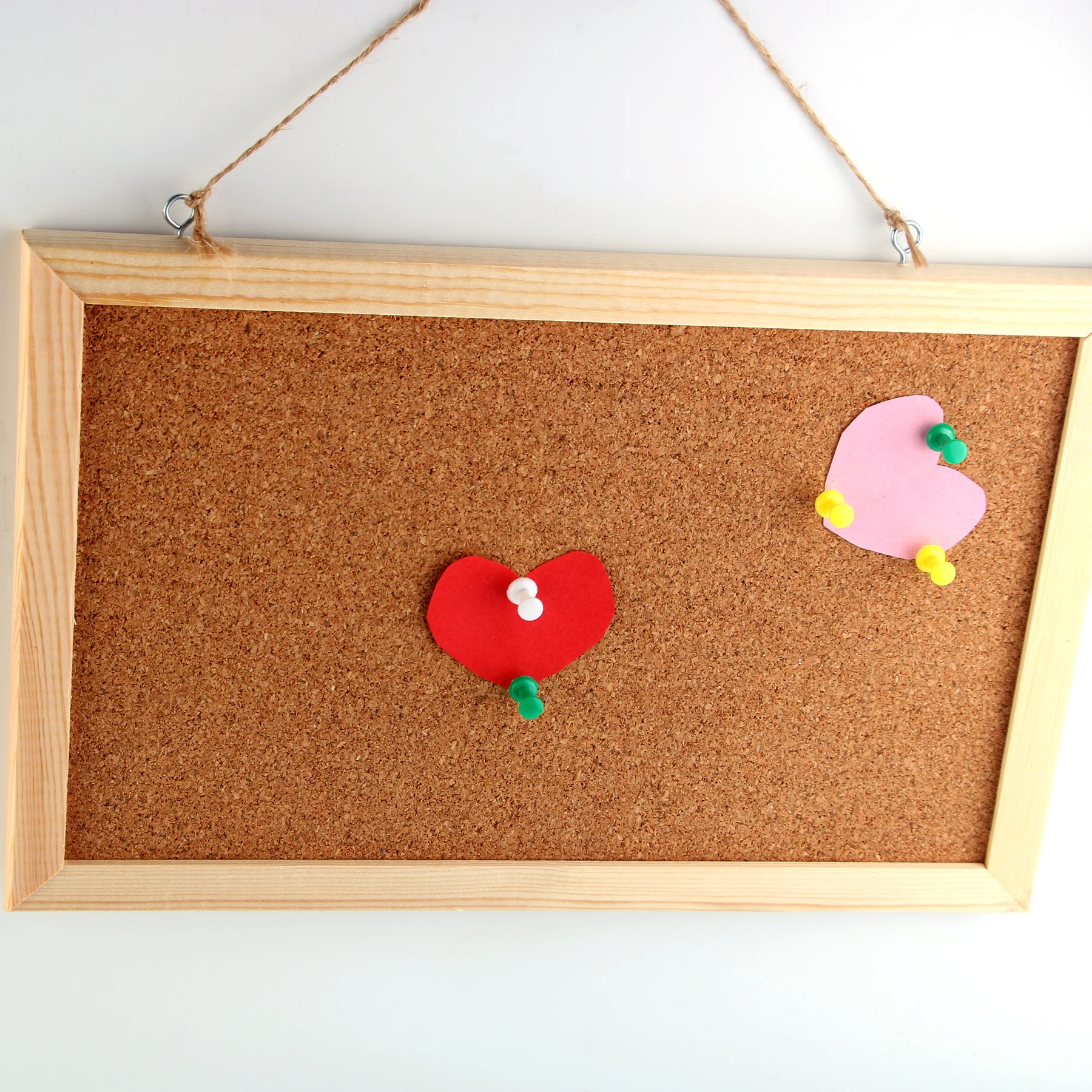 MOTARRO Cork Wood Wall Hanging Message Bulletin Board Frame Notice Note Memo Board for Home Office Shop School Photo Background