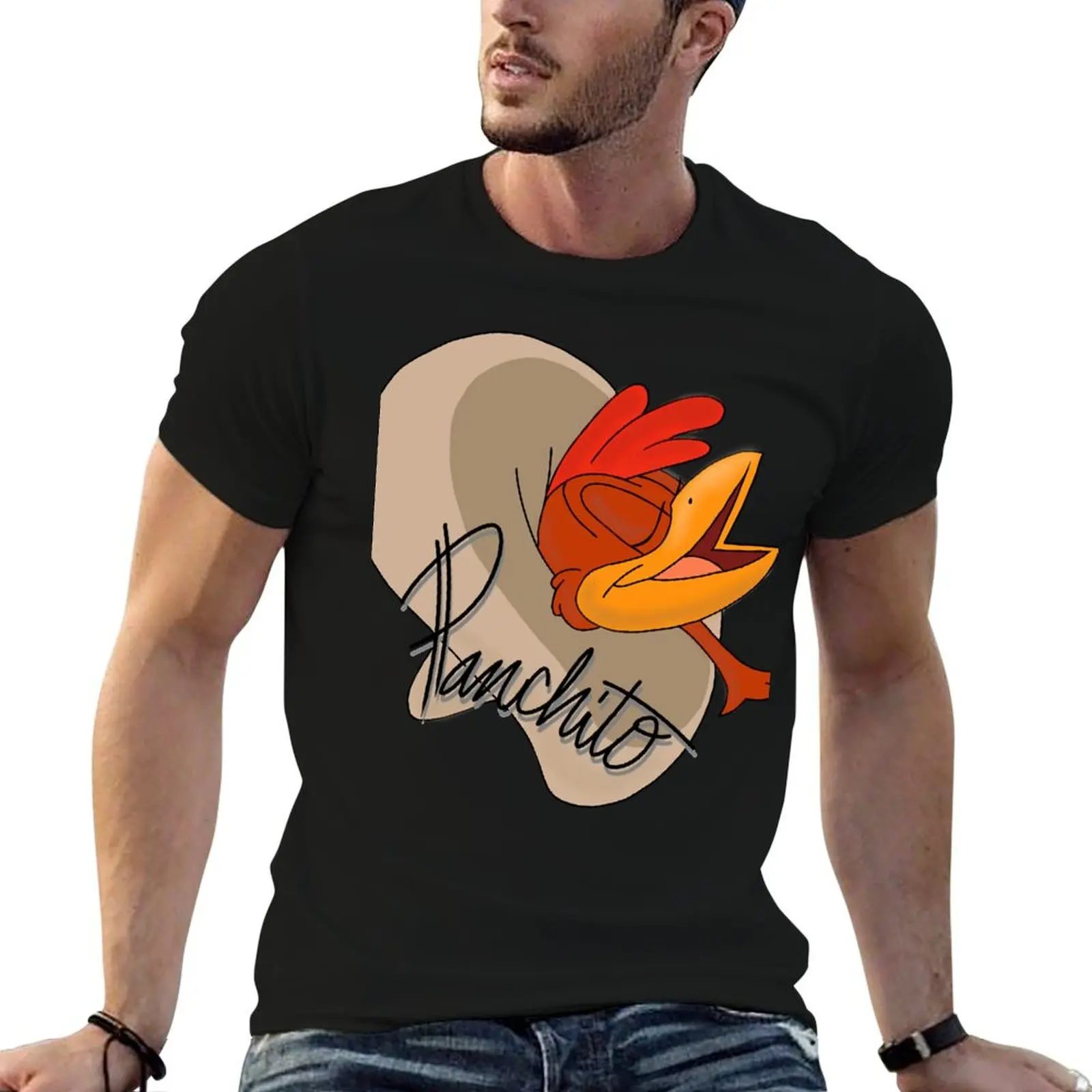 Camiseta de regalo para el día de Panchito Pistoles con SignatureGift, camisetas para fanáticos de la música, camisetas gráficas para hombre, camisetas divertidas, camiseta de algodón
