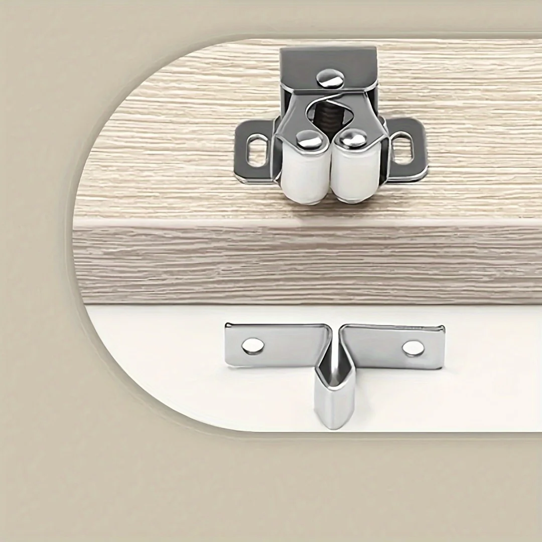 5pcs Double Roller Lock Buckle Hardware for Wardrobe and Door Security,  Wardrobe Locks Vintage Lock Design Durable Construction