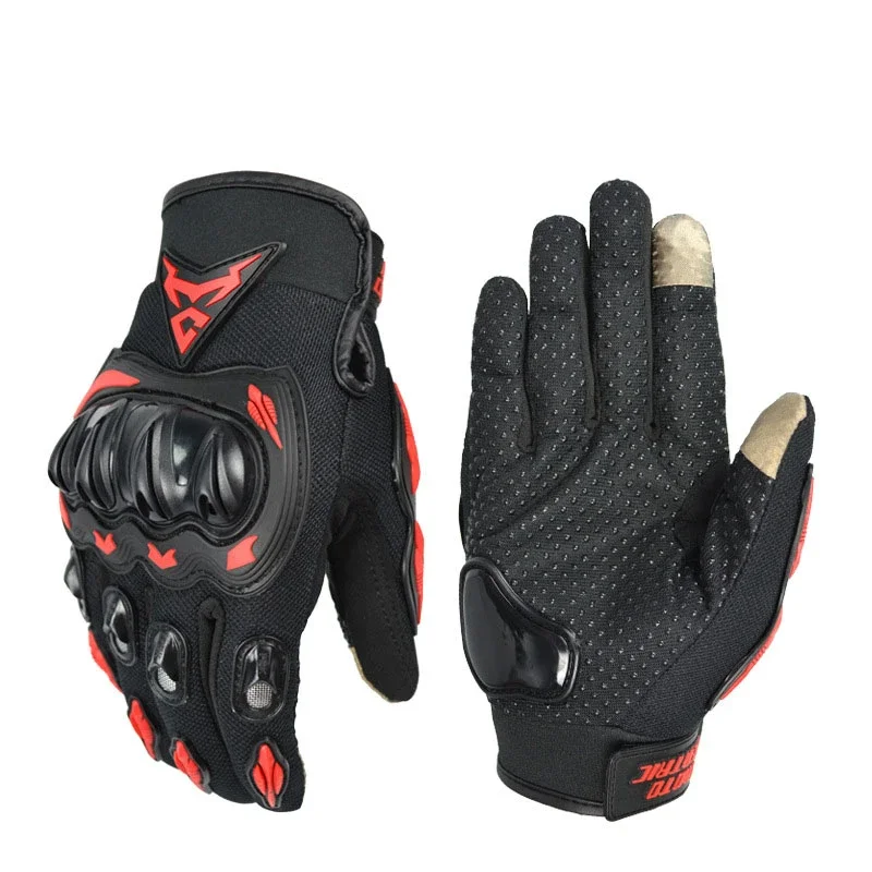 Motorcycle Gloves Touch Screen Full Finger Gloves Protective Anti-fall Equipment Glove Gants Moto Non-slip Riding gloves