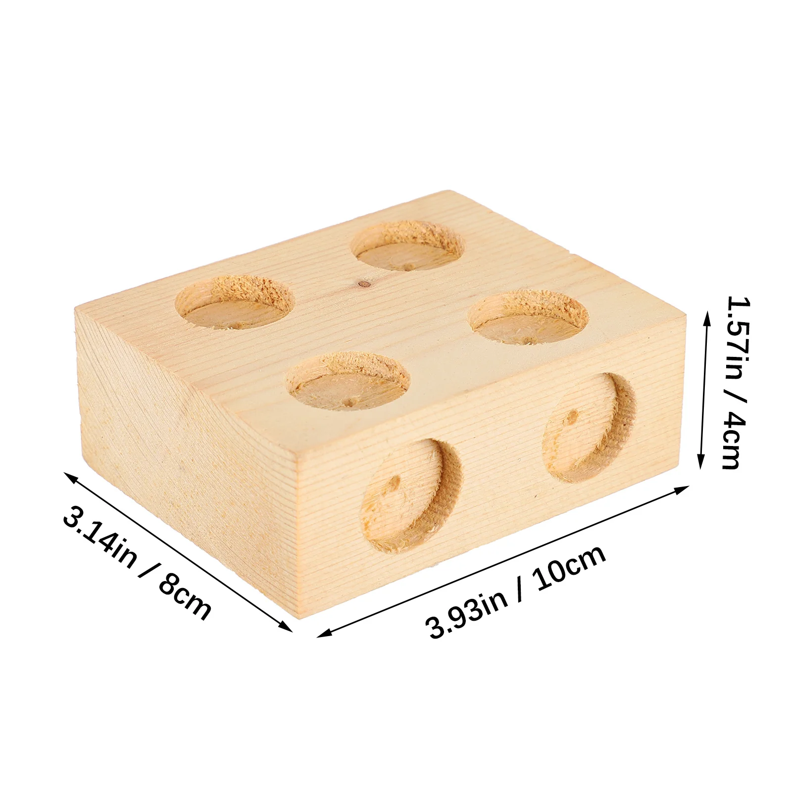 2Pcs Holz Block Reibung Block Geneigt Flugzeug Experimentelle Ausrüstung Mechanik Physik Lehrmittel Geneigt Flugzeug