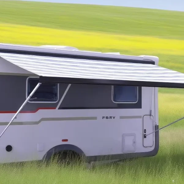 S27 Awning Customized Sun Shades Small Motorhome Trailer Side Mounted RV Caravan Awning