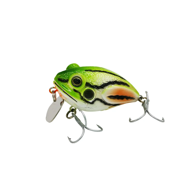 Shuangsheng topwater frog lure lifelike bait bass fishing