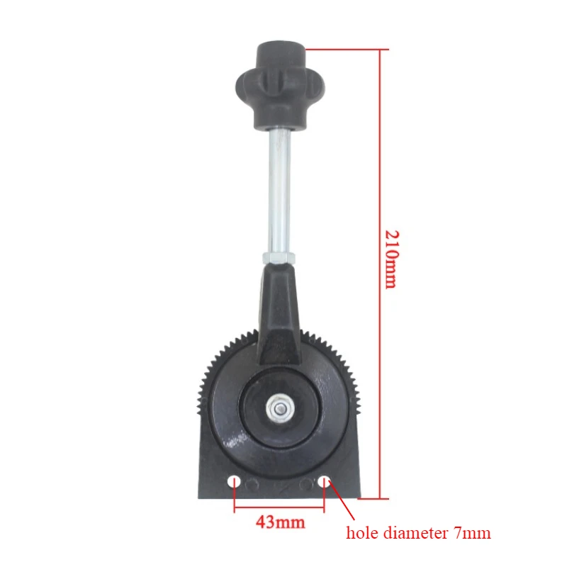 Hand Throttle Control for Excavator Harvester Tractor Ship Manure Spreader Throttle Cable Assembly Self-locking Controller