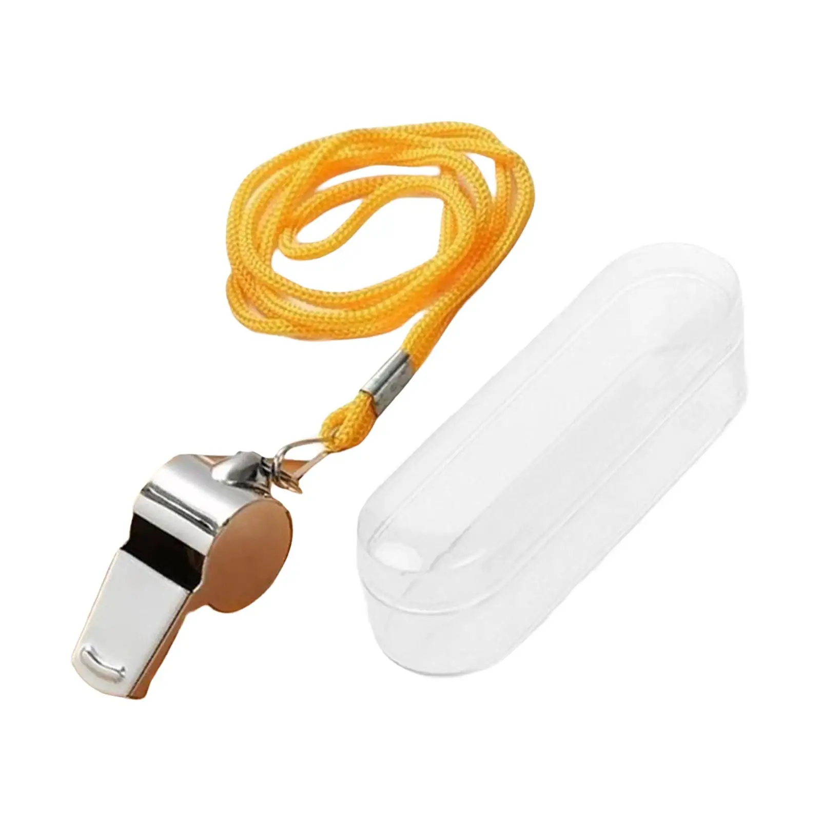Sifflets de sport en acier inoxydable, son fort et net, sifflet d'arbitre pour basket-ball, Football, entraînement de volley-ball