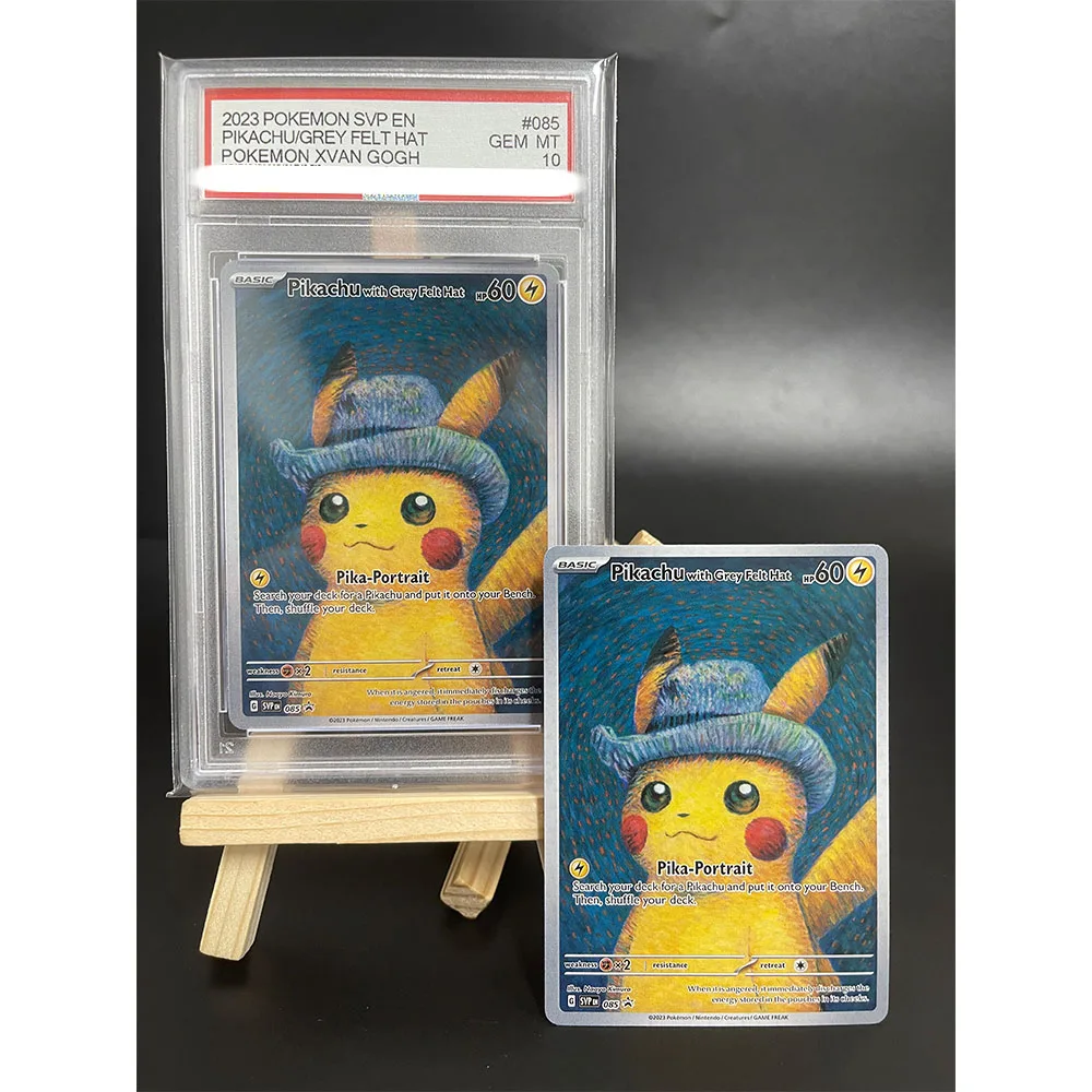 

Карта покемонов 2023, Svp En pikachu, серая фетровая шляпа, Покемон Xvan Gogh # 085 Класс 10 Карточная Коллекция Игрушек Подарок