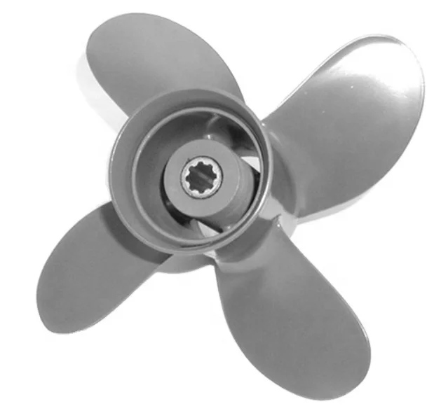 8-20HP 9 1/4X8 4 Blades Boat AlUMINUM OUTBOARD MARINE PROPELLER Matched For HONDA Engine Perfectly 58134-ZV4-008AH