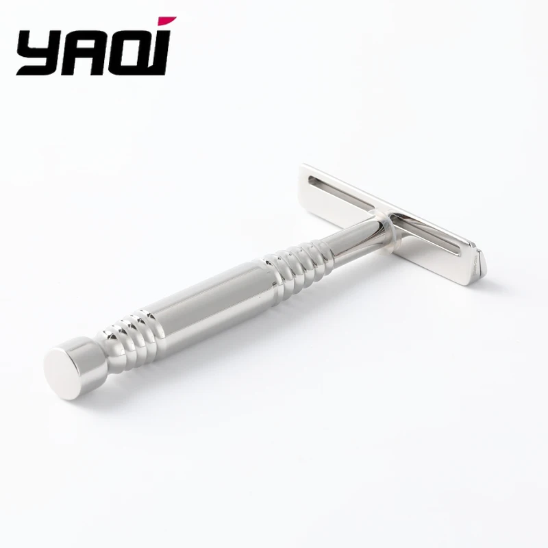 

2026 Razor Beard shaver YAQI Romulus Polished 316 stainless Steel AC Blade Single-edged Mens Shaving Safety Razor