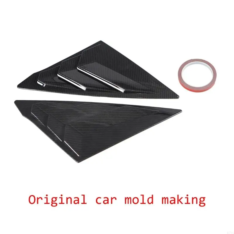 Automotive Exterior Louvers Rear Louver Window Side Shutter Cover Trim Wind Resistance Window Shutter Decors D7YA