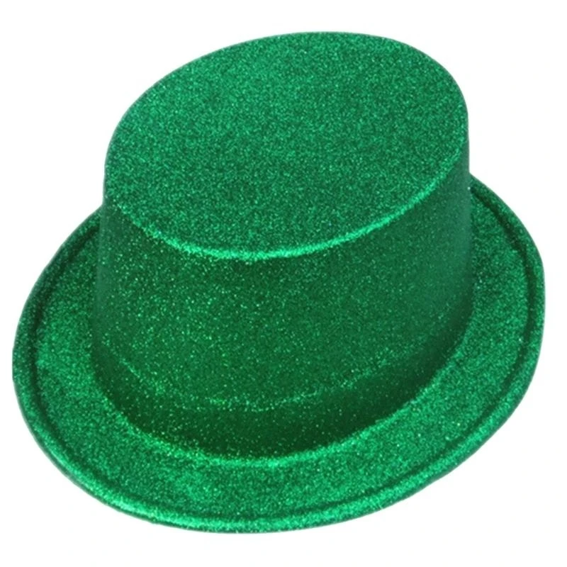 E21F Glitter Pork Pie Hat hat Bowler Top Hat Hat Magician Top Hat