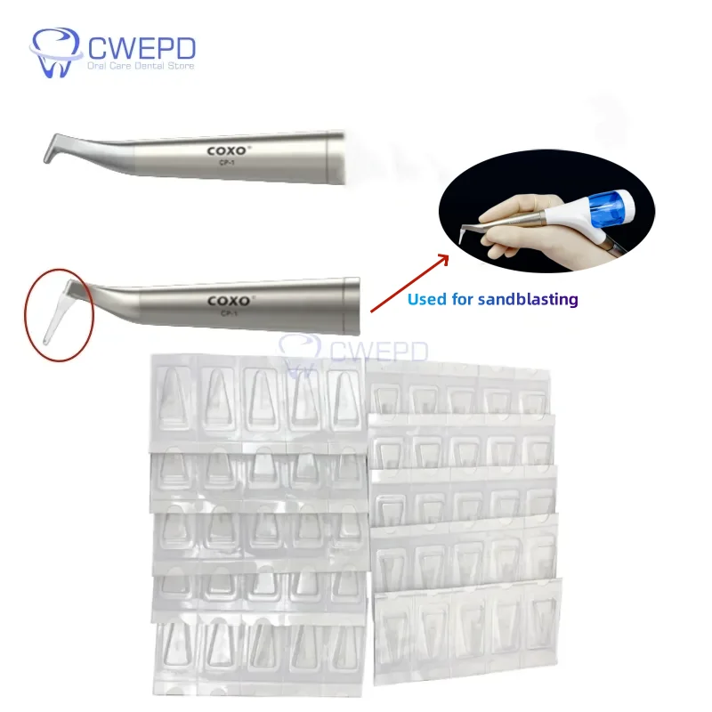 

1 Pcs Dental Air Prophy Unit Subgingival Nozzles With 50 Pcs Plastic Subgingival Replacement Tips For Air Polisher