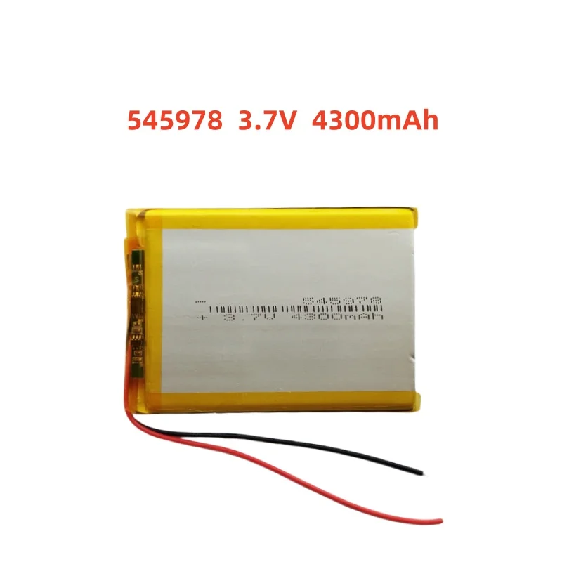 

3.7V 545978 4300mAh Lithium Polymer Lipo Rechargeable Battery Cells For E-books Power Bank 7" Tablet PC Laptop Bluetooth