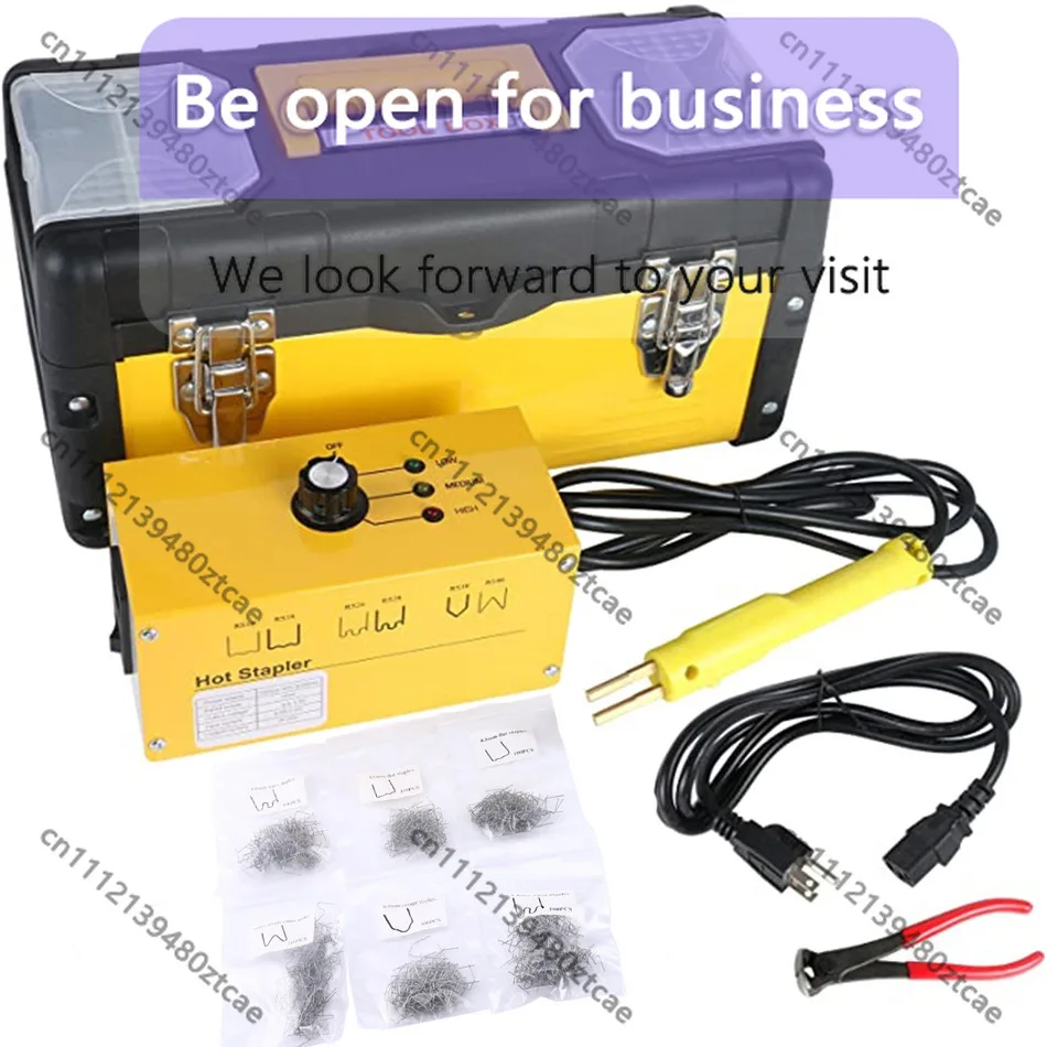 Yellow Plastic Welder Auto Bumper Repair Gun Welding Wire Crack Fixing Machine
