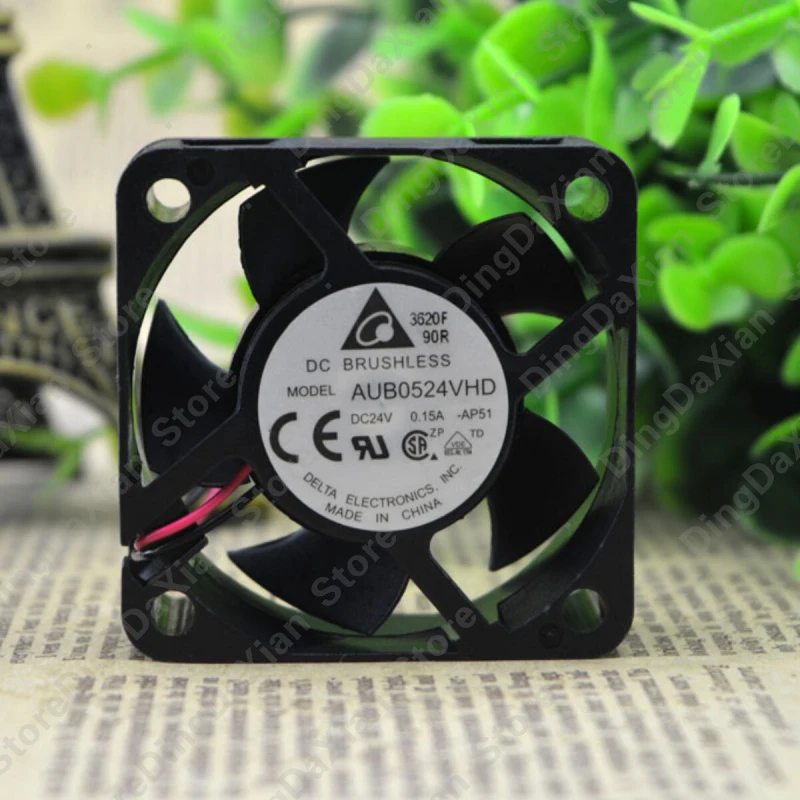l For DELTA AUB0524VHD | 24V 0.15A | 50×50×20mm | Industrial Chassis Cooling Fan