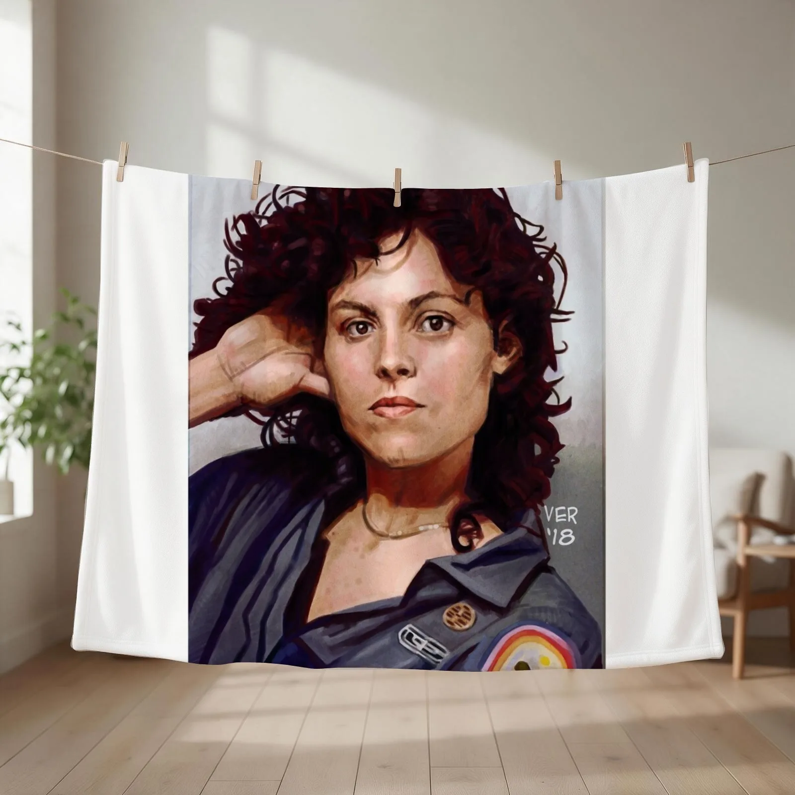 Sigourney Weaver 79 Throw Blanket Heavy Nap Winter beds Personalized Gift Blankets