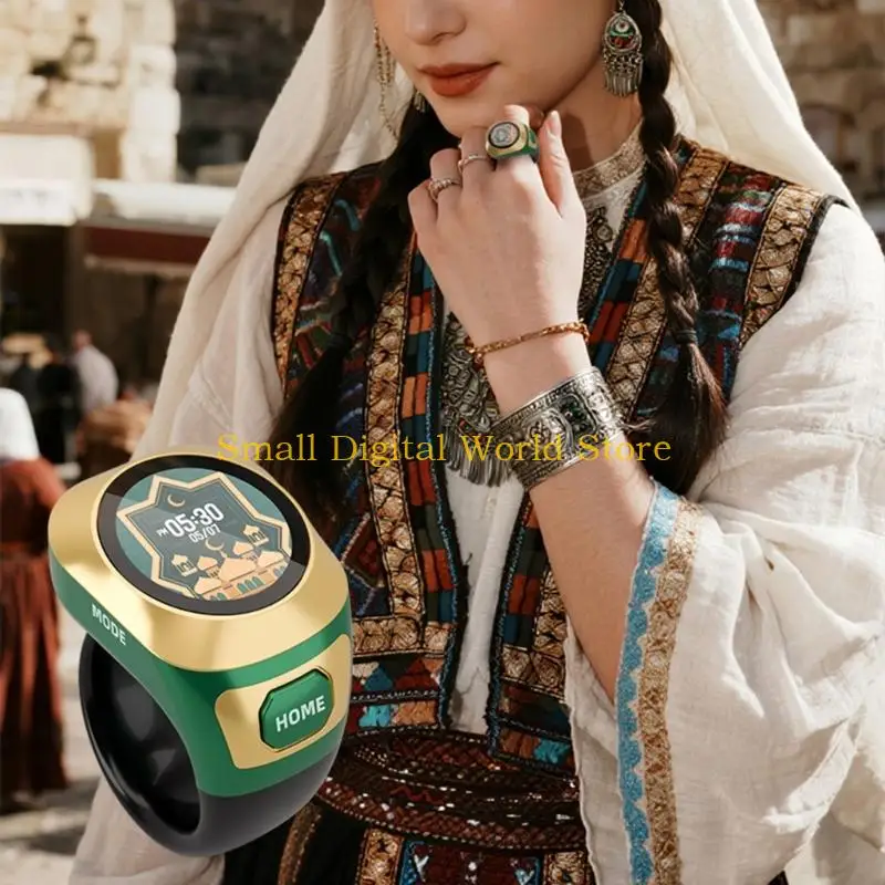 

77UB Wearable Counter Bright Color Display Digital Tally Rings 0-99999 Display Adjustable Rings Size 18mm 20mm 22mm