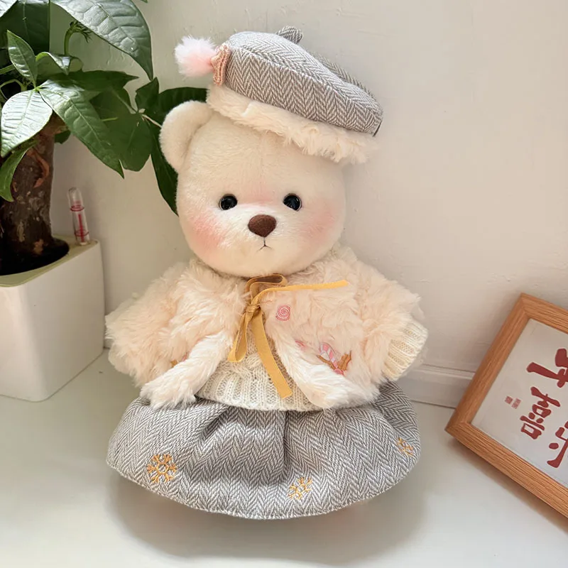 30cm Doll Clothes Plush Toys Cosplay Clothes Warm Sweater Belle Cute Decoration Creative Birthday Gift Toy Anime Accessories