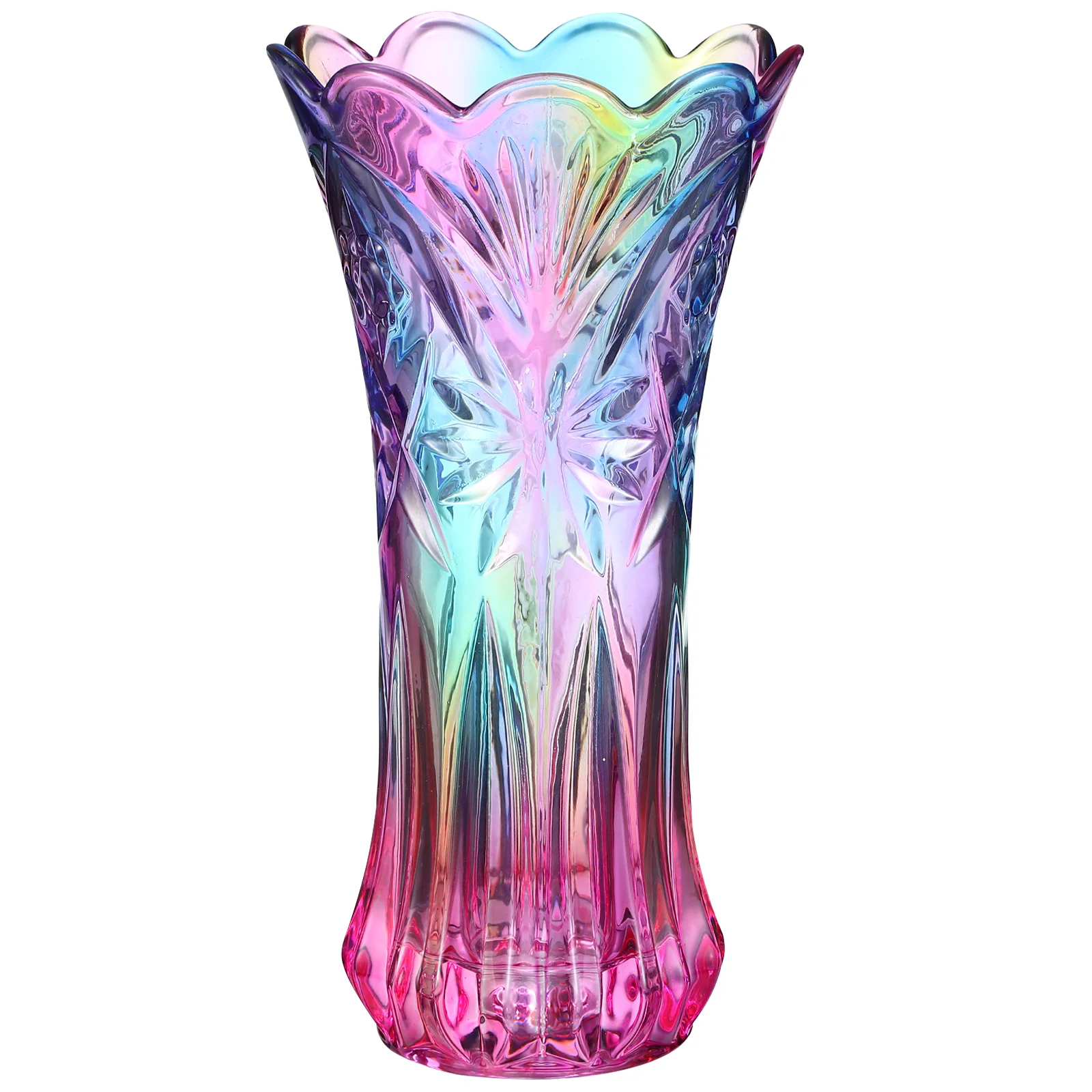 

Mini Colorful Vase for Home Decorative Decorations Glass Flower and Plant Container Mother