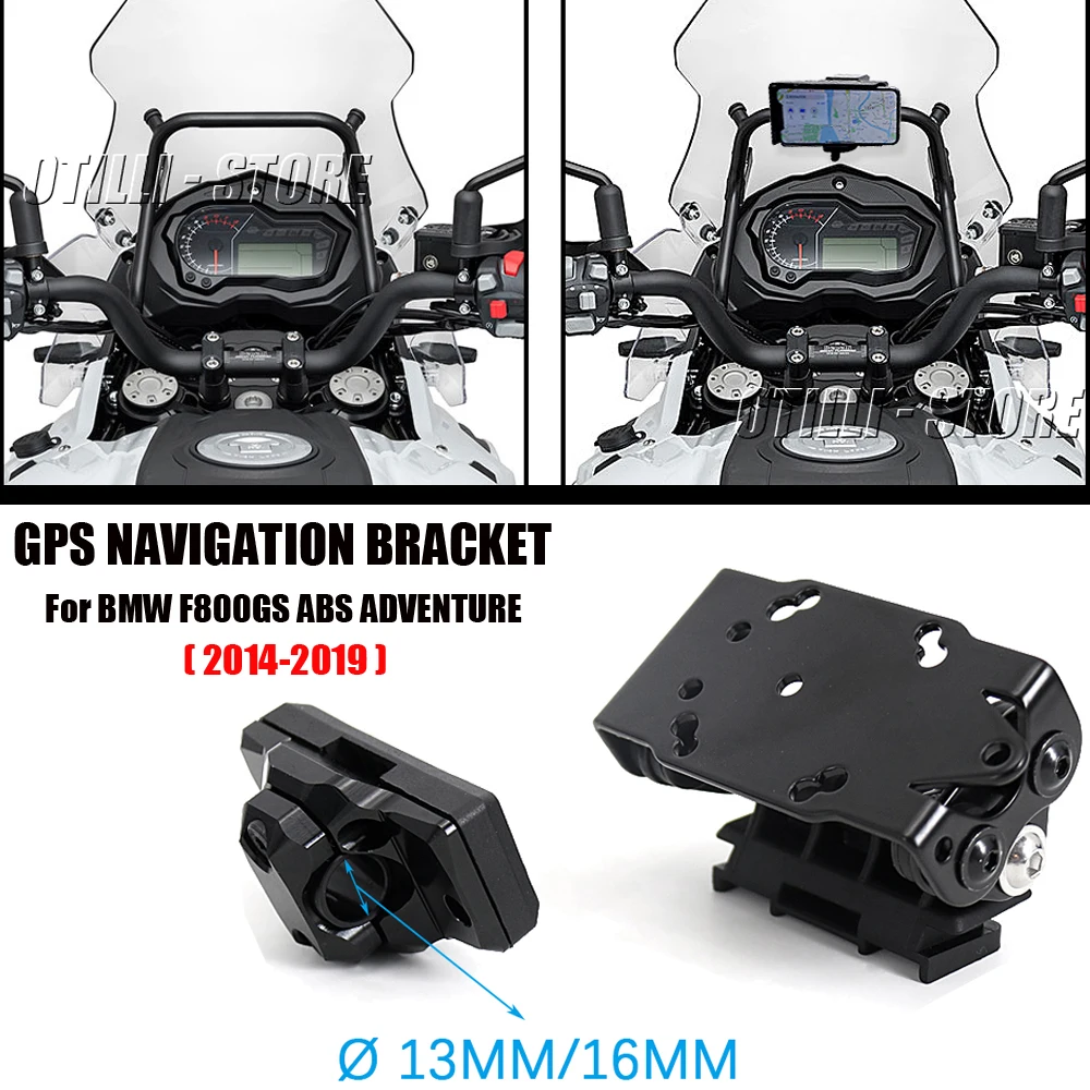 

Universal Motorcycle Accessories GPS Mount Crossbar Ø 13/16 mm For BMW F800GS F 800 GS f800gs ABS ADV Adventure 2014 - 2018 2019