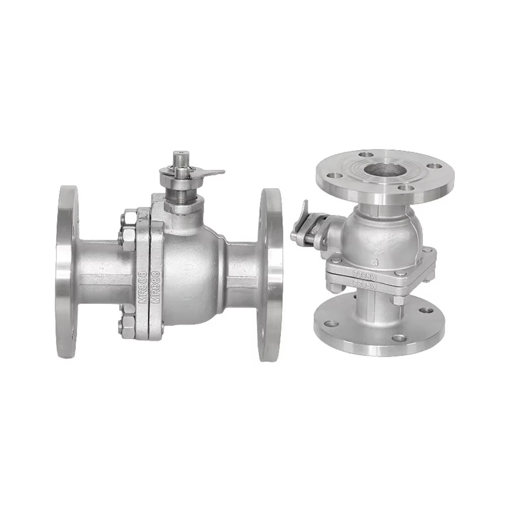 مصنع توريد Q41F-16P الفولاذ المقاوم للصدأ صمام كروي متوسط شفة دليل الطاقة سميكة صمام كروي عائم للوسائط المائية