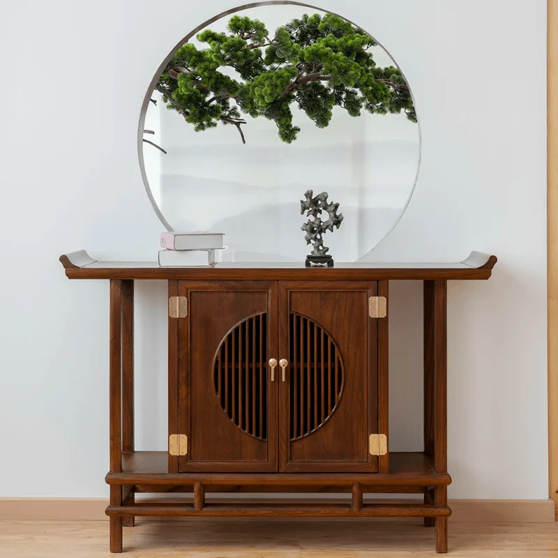 

Новые серванты в китайском стиле, шкафчик для хранения, бытовая гостиная, серванты из цельного дерева, входной шкаф для вина, мебель Comonim JTS