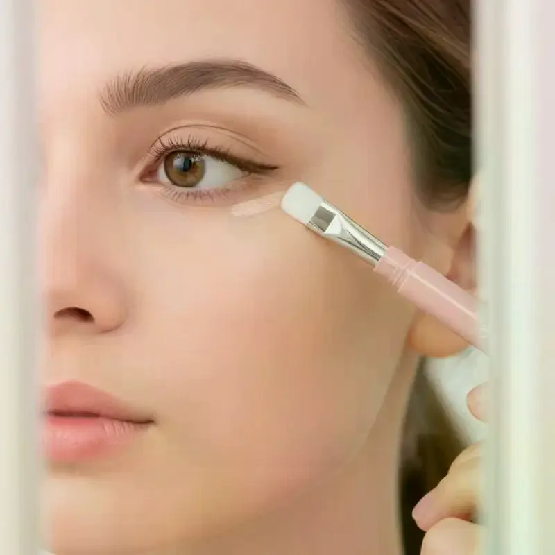 2 In 1 Ended Lying Silkworm Pen,Bionic Shading Highlighting,Instant Big Eye Effect,Smooth&Smudgeproof&Waterproof,Flat Tip