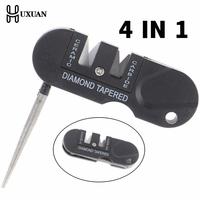 Pocket Knife Diamond Outdoor Sharpener Tool Scissor Sharpen Fish Hook Tungsten Ceramic Whetstone Camp Hunting Portable Sharpener