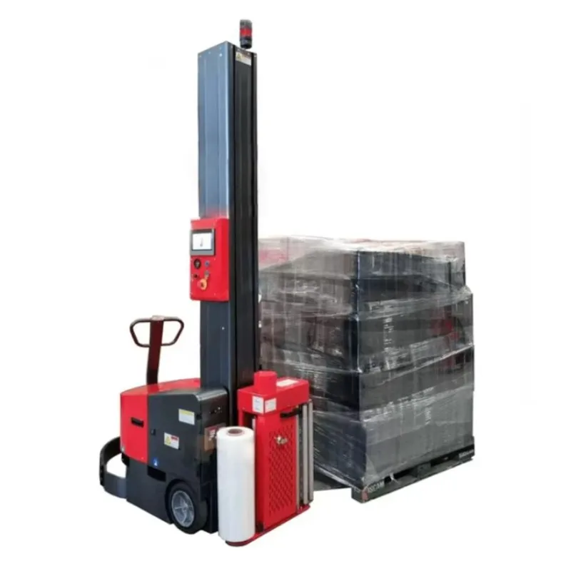 Pallet Stretch Wrapping Machine Quiet Running Design Customized Box Pallet Packing Reliable Durable Industrial