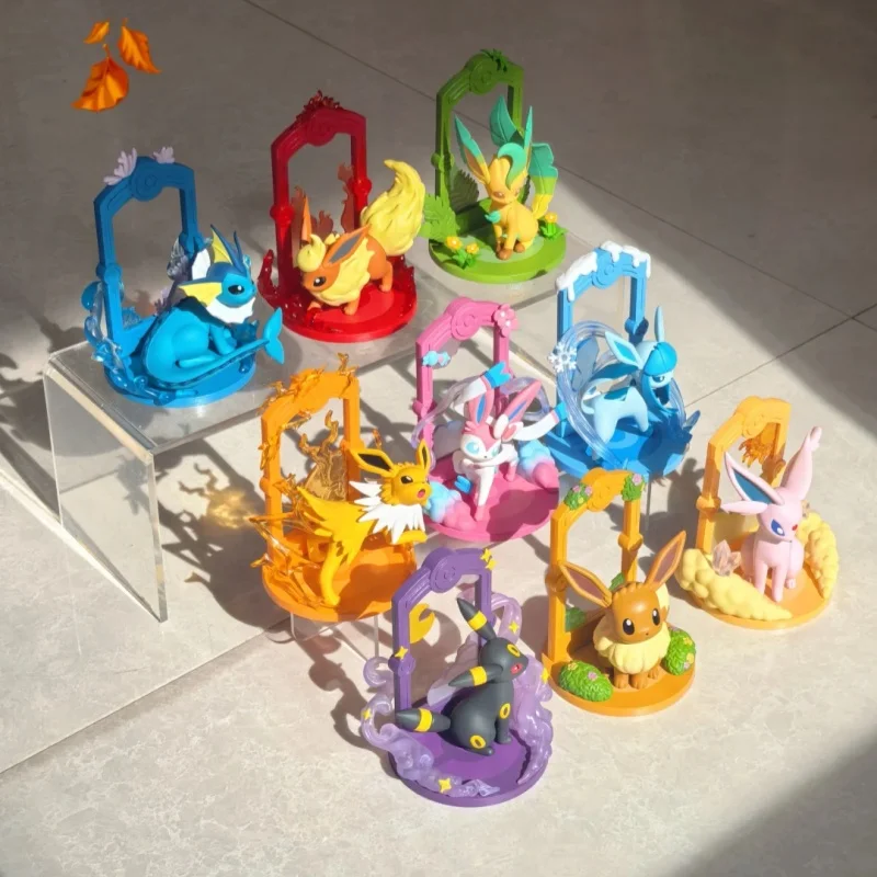 Colección de figuras de acción de Pokémon Vintage, personajes de Anime Gholdengo Lucario Tinkaton Jirachi Aggron, juguetes en miniatura de PVC, adorno