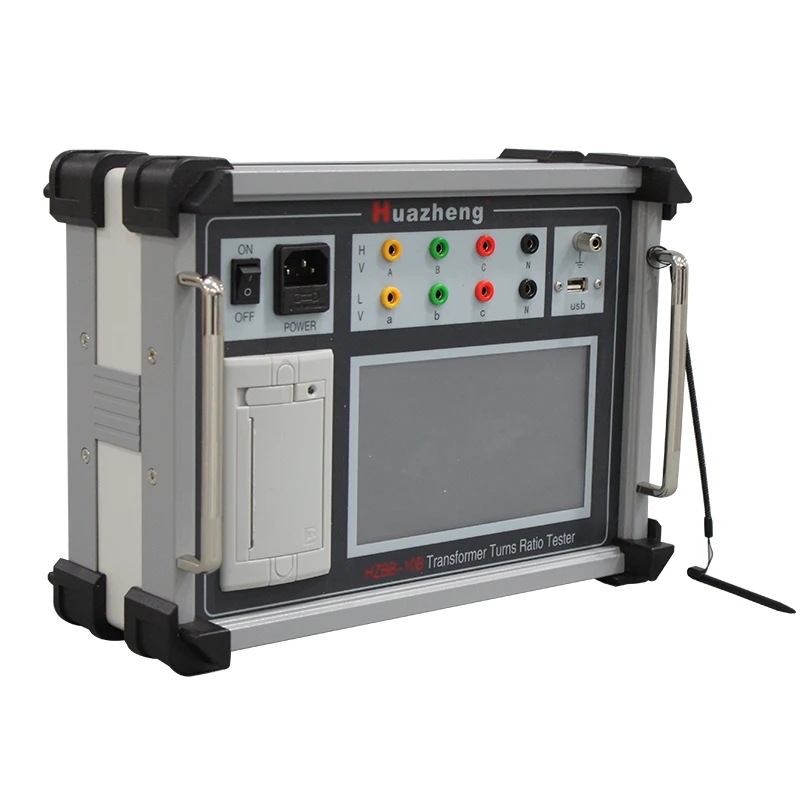 Portable High Voltage Three Phase TTR Meter 3 Phase Turn Ratio Tester Digital Transformer Ratiometer