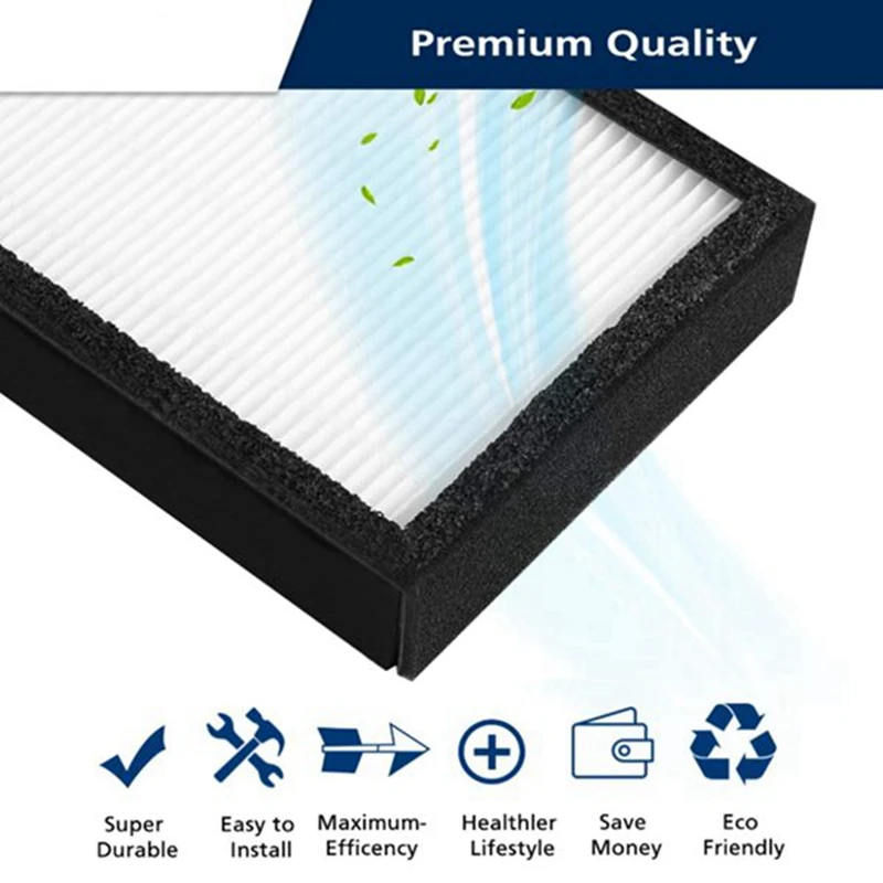 4 حزمة استبدال فلتر Hepa ل Germguardian AC5000 FLT5000 FLT5111 ملحقات فلتر تنقية الهواء