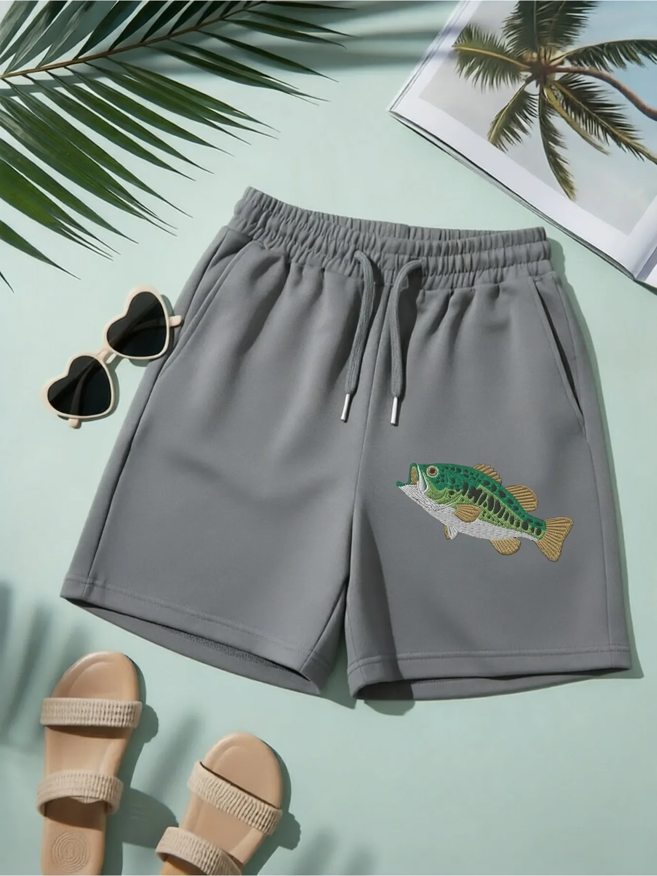 Hot Sales Men's Short Sportswear Printed Casual Short Trouser Outdoors Jogging Sports Man Shorts Daily Street Half Pants Summer
