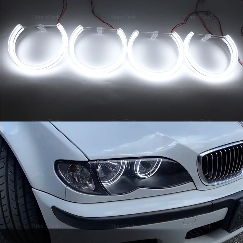 

131mm*4 325i 328i 318tds 146mm+131mm 750i 750iL 725tds LED Crystal Angel Eyes Halo Rings for BMW 3 5 7 series E36 E38 E39 E46 M3