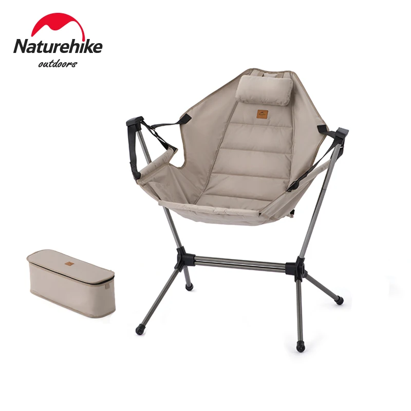 

Naturehike Outdoor Camping Hike Chair Folding Rocking Chair Portable Folding Rocking Recliner Leisure Camping Beach Chair