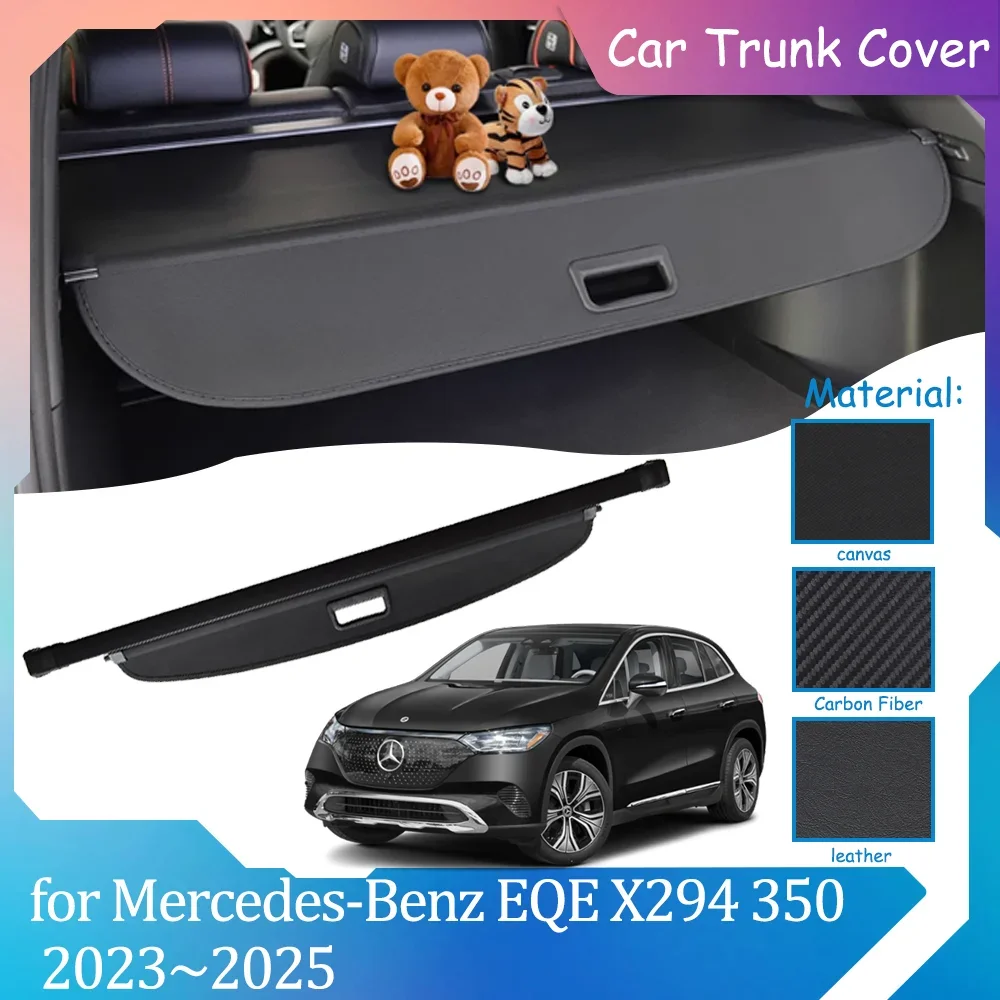 

Car Trunk Curtain Covers for Mercedes-Benz EQE X294 350 2023~2025 2024 Luggage Shelter Privacy Retractable Cargo Pad Accessories