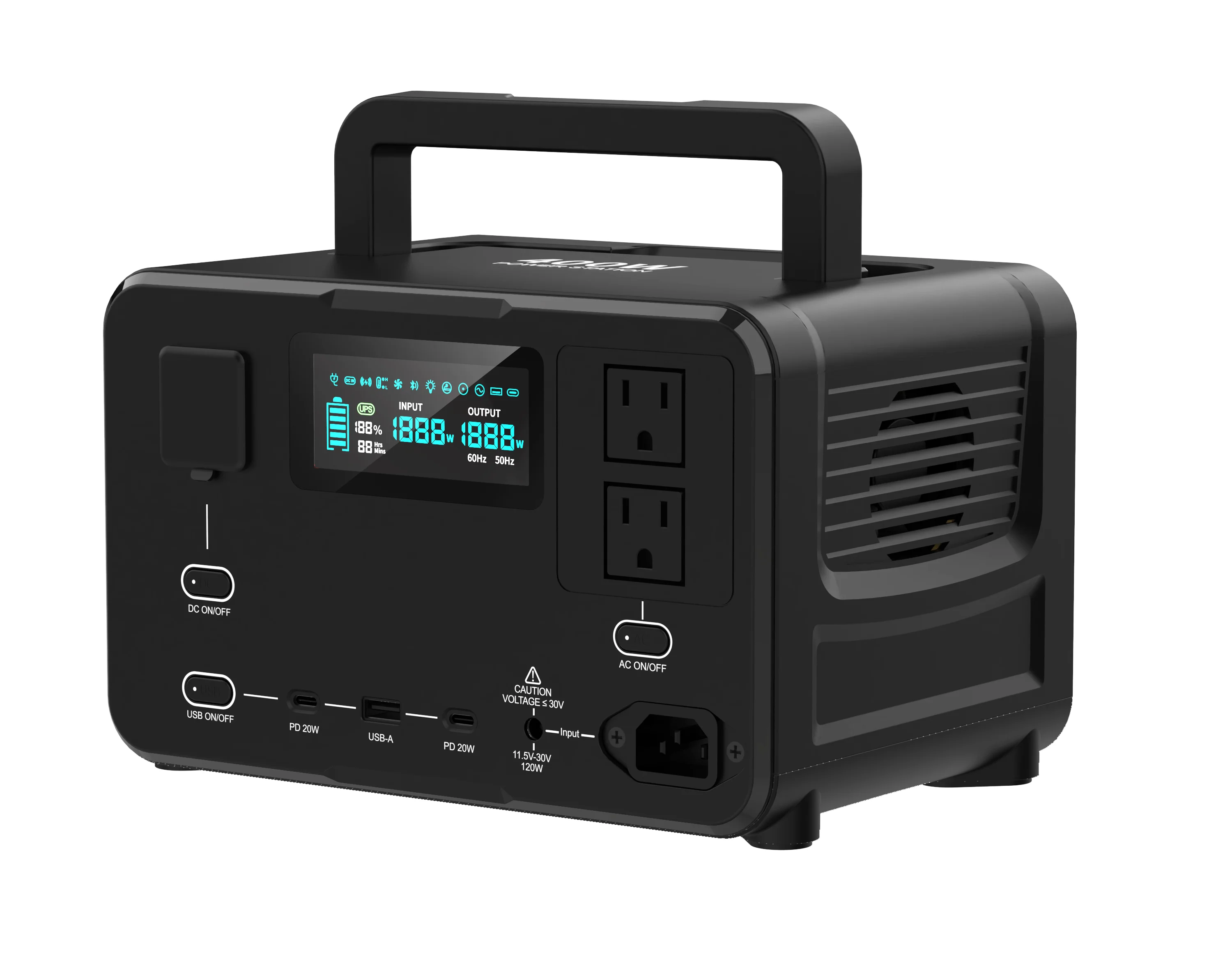 

Аварийное домашнее резервное копирование на колесах, 400 Вт, солнечный генератор, аккумулятор, зарядка на открытом воздухе, портативная электростанция для кемпинга