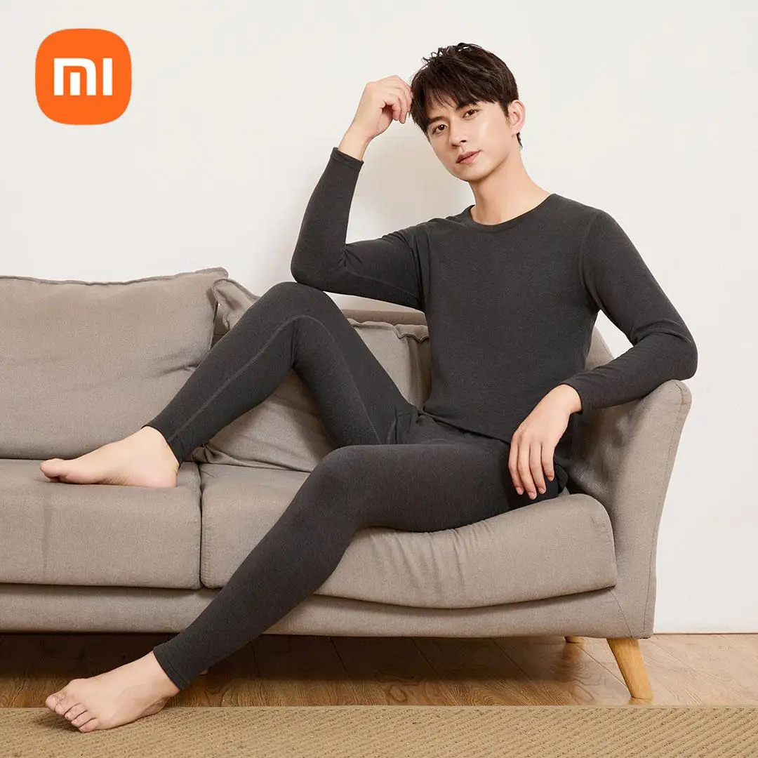 xiaomi mijia 5A antibacterial double-sided thermal underwear set 5, autumn and winter men's undercoat