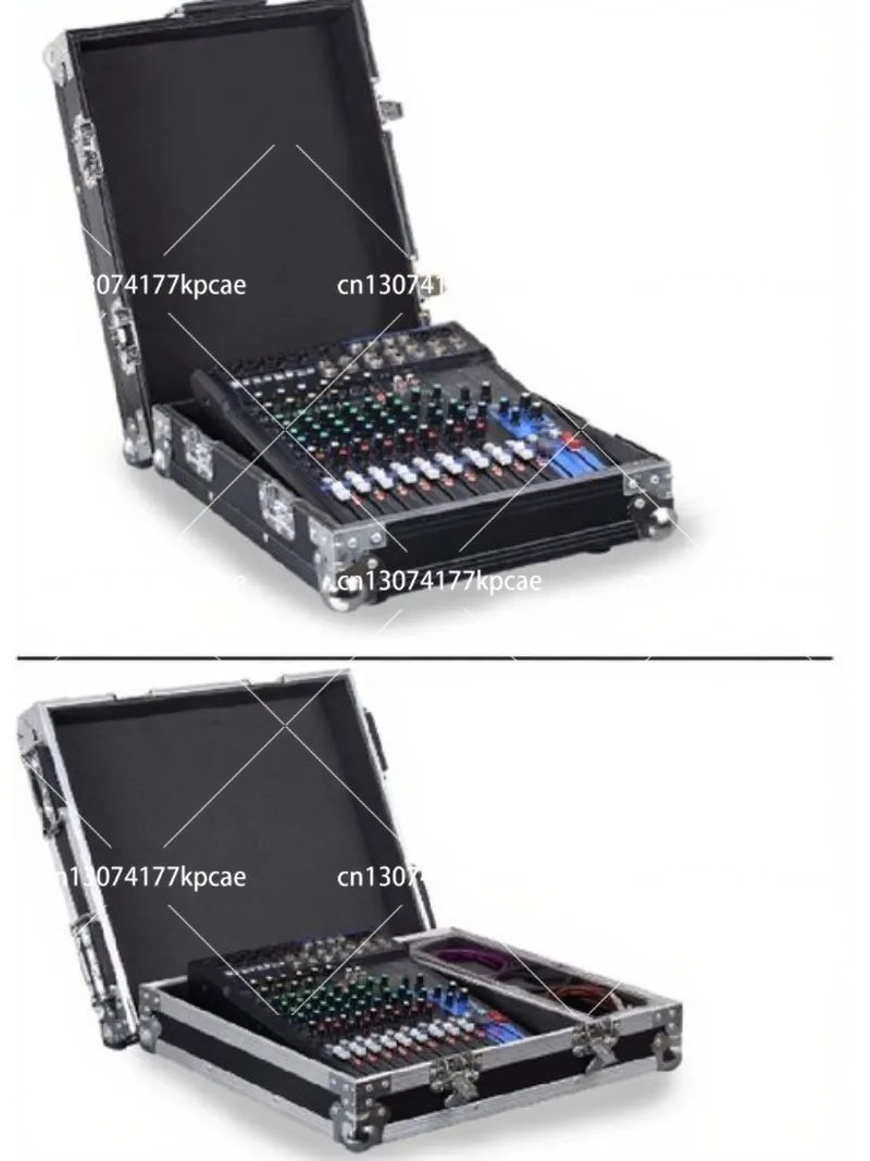 Customizable Audio Lighting Console Flight Case 12/16 Channel Sound Art Cabinet Shelf