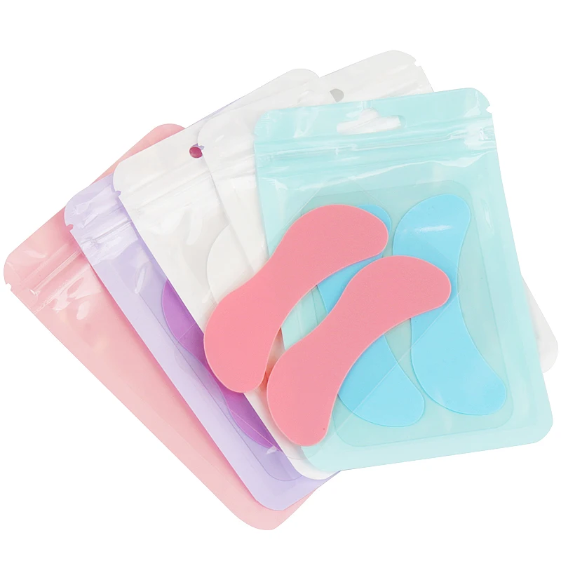 Reusable Eye Pads Silicone Stripe Lash Lift Eyelash Extension Patches Under Eye Gel Patch Women Makeup Tools