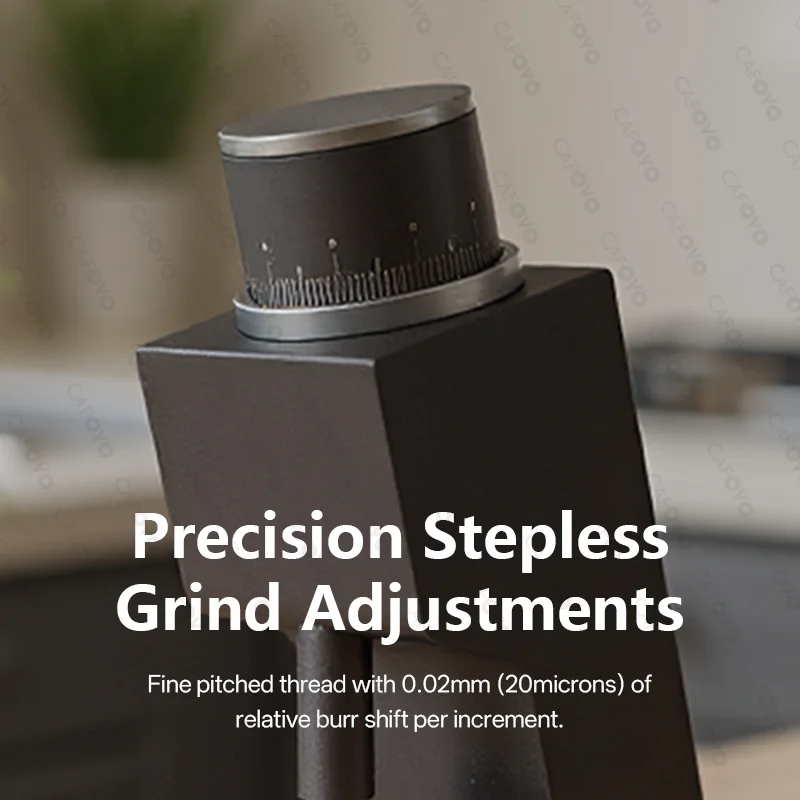 CAFOVO 03 전기 커피 그라인더 6코어 38mm 버 가정용 커피 원두 분쇄기 에스프레소 필터 VS3용 커피 밀 그라인더