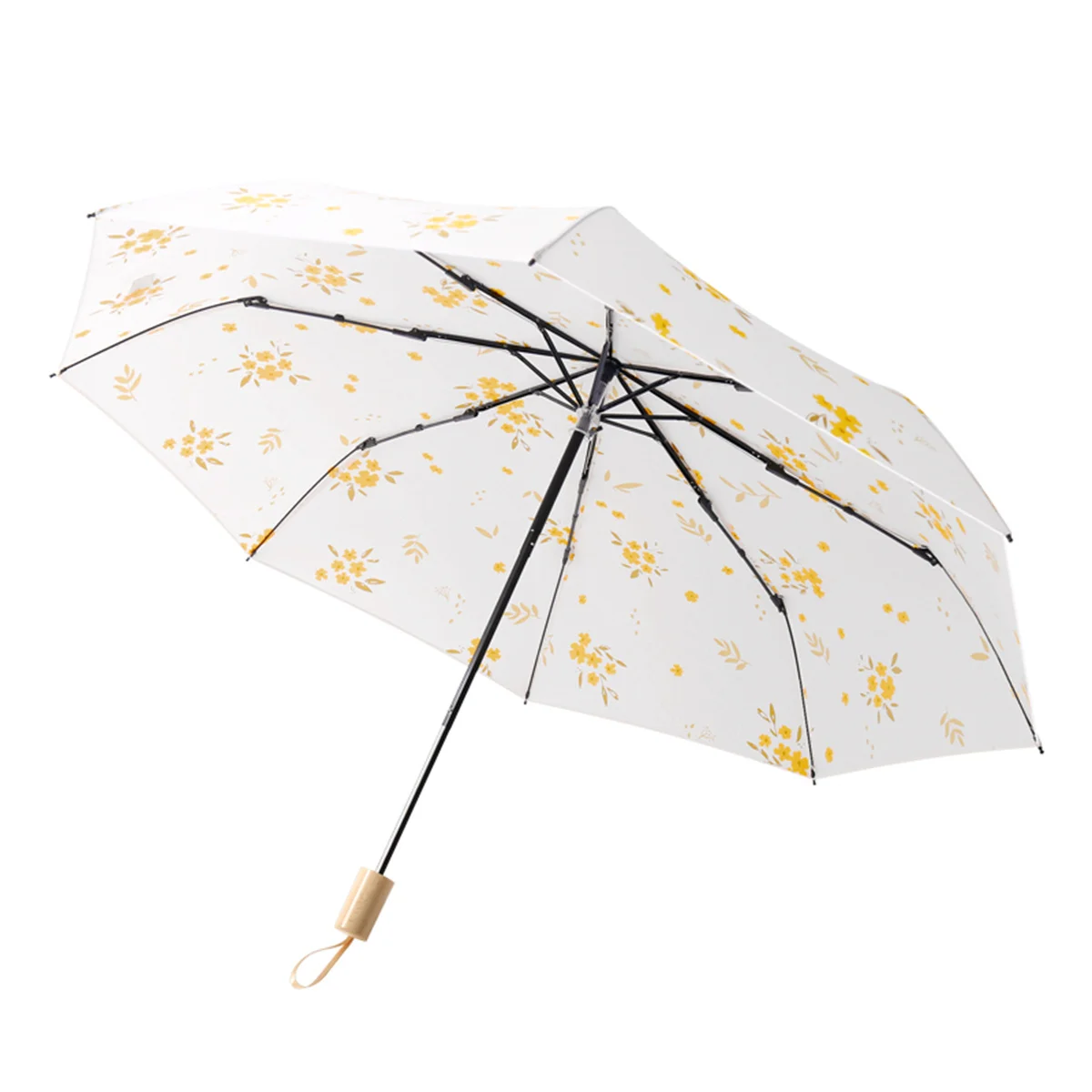 1 piece of personalized creative pattern windproof and rainproof sunny umbrella small fresh variety of pattern umbrella suitable