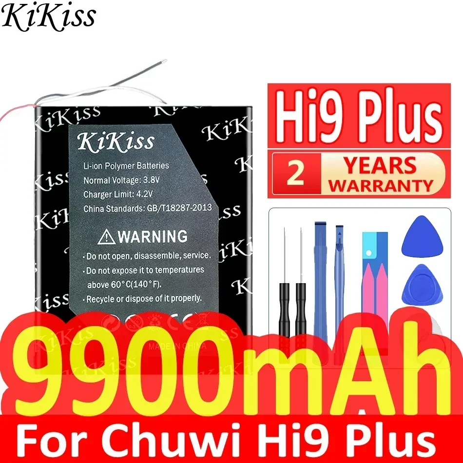 KiKiss Battery 9900mAh Hi9 Plus For Chuwi Hi9Plus Tablet PC 3-wire