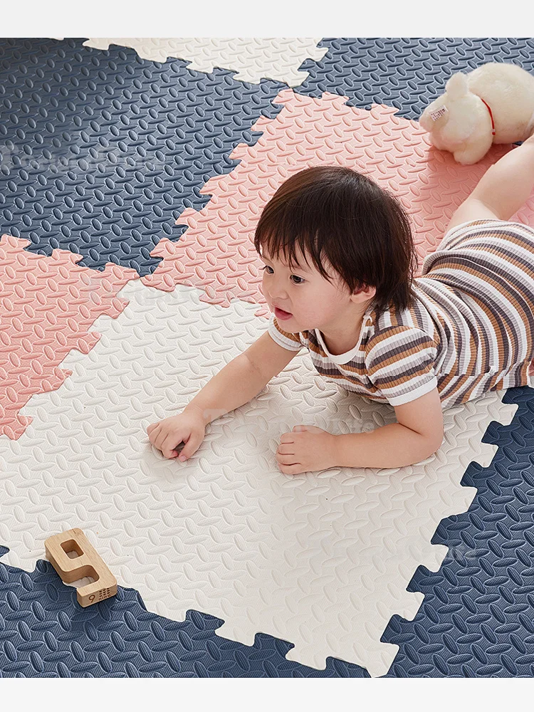 New Solid Color Baby Game Play Mat Formaldehyde Free And Odorless Protect Infants Children Splice Pad 16 Pieces 30×30CM Hot Sale