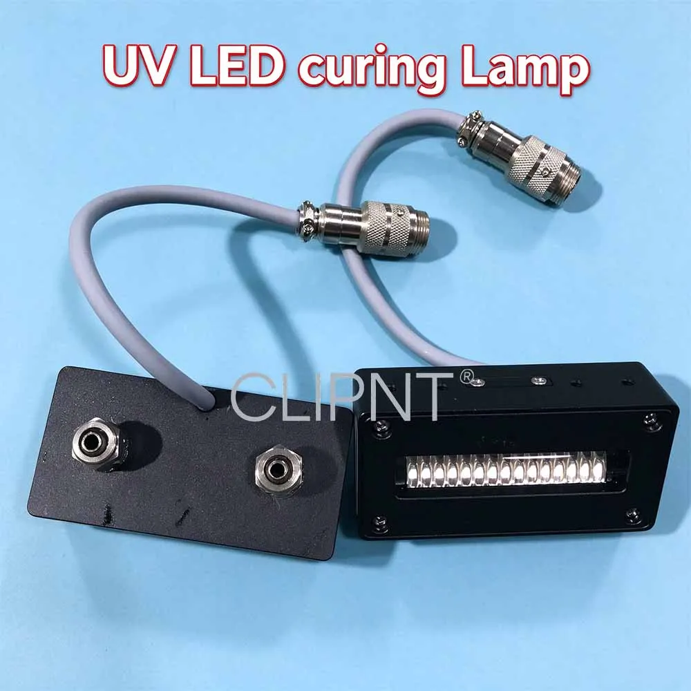 CLIPNT 6015/8020 UV LED curing Lamps for i3200 printer TX800/XP600 dual nozzle UV machine LED curing lamp